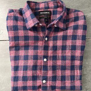 Bonobos Men's Soft Plaid Shirt - Slim Fit Medium